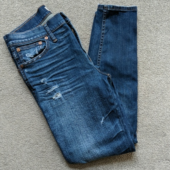 Madewell Denim - Madewell distressed skinny jeans